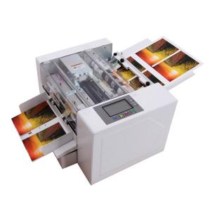 China Fully Automatic Digital Card Cutter User Friendly Panel Control factory