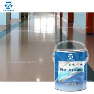 China Smooth Self Leveling Epoxy Floor Coating Waterborne Epoxy Paint Chemical Resistant factory