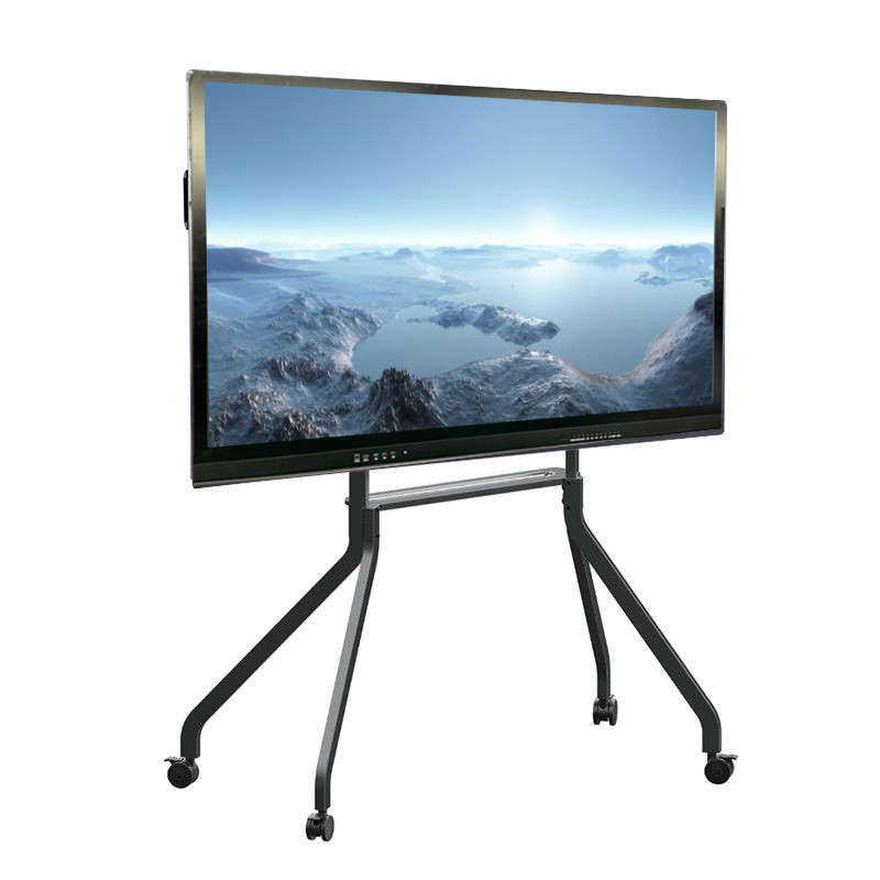 UHD 4K Interactive Touch Screen Monitor Zero Gap Glass Smart TV Whiteboard With All In One Computer