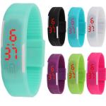 Outdoor Men Sport LED Digital Watch Silicone Wristwatch For Promotional Gift