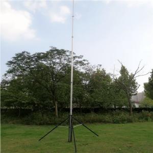China 15M 60FT Telescoping 6063 Alu Alloy Push Up Antenna Mast factory