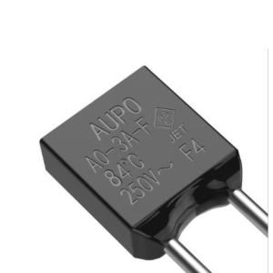 China AUPO Radial Lead Thermal Link Motor Thermal Cutoff Fuse 250V 3A Temperature Fuse Square Type factory