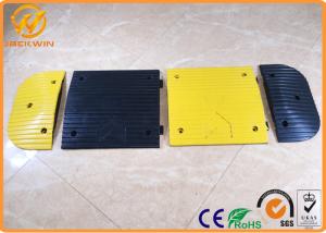 China Yellow Jacket Durable Parking Lot Bumpers Rubber UV resistant 500 * 400 * 50 mm factory