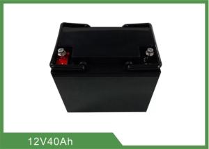 China Pollution Free MSDS 12.8V 40ah Lifepo4 Battery / 12 v Lithium Iron Battery factory