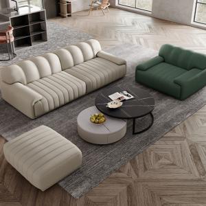 China Nordic Leather Living Room Sofas Multi Functional Leather Sofa Set factory
