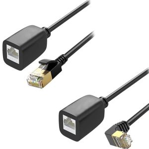 China Cat8 SFTP Ethernet Extension Patch Cable Double Shielded 40Gbps 2000MHz factory