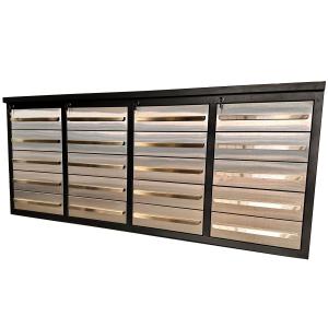 China Industrial Heavy Duty Metal Workbench with Cabinet and Drawers factory
