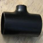 Sch40 Carbon Steel Reducing Tee Black White A234 WPB CT20 Q235