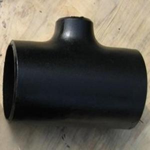 China Sch40 Carbon Steel Reducing Tee Black White A234 WPB CT20 Q235 factory
