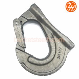 China 12Ton Excavator Bucket Hook , Wear Resisitant Excavator Lifting Hook factory