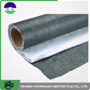 China River Bank Woven Geotextile Fabric With PVC Geomembrane Composite 6m factory