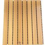Active Noise Cancellation Sound Proof Wooden Board Music Room Grooved Wall Panel