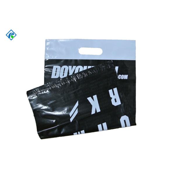 China 2.5 mil 19x24inch Custom Die-cut Handle Plastic Poly Mailers Mailing Satchels factory