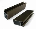 Wood Finish / Powder Coated Aluminum Profile For Door And Window ISO 9001