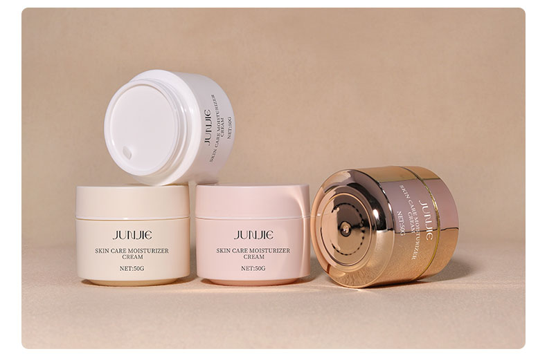 Round PP Plastic Jars 50g Custom Made Cosmetic Containers With Screw Top