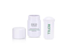 China 30G,50G Ttwist-up Deodorant Stick Container At Cylinder Round With Refill Up For Wholesale &amp; Custom Packaging Design factory