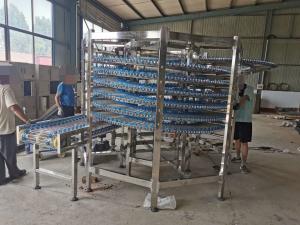 China Industrial Bread Proofer Fermentation Room with Spiral Conveyor factory