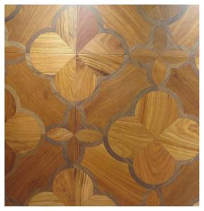 China Beautiful flower pattern tiles wood flooring, different designs factory