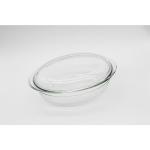 4L 4.5L 6.5L Glass Baking Dish Heat Resistant Glass Pizza Pan
