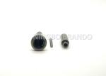 Two Way 37mm Length Solenoid Stem Normally Close High Strength In Slivery White