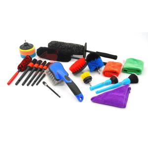 China 21pcs Car Detailing Brush Set PP For Drill Cleaning factory