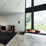 Carbon Steel Wood Burning Fire Pits Hanging Suspended Ceiling