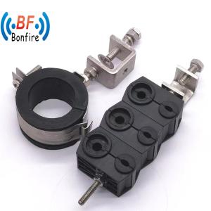 China 0.380kg Package Gross Weight Black Metal Insulating Dead End Clamp for Four Core Cable factory