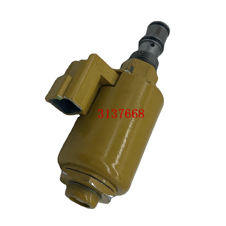 Construction Works Excavator Parts 3137668 Control Solenoid Valve for Caterpillar 400