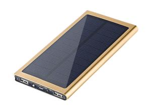 China Metal Portable Solar Power Bank , Customized Solar Mobile Phone Charger factory