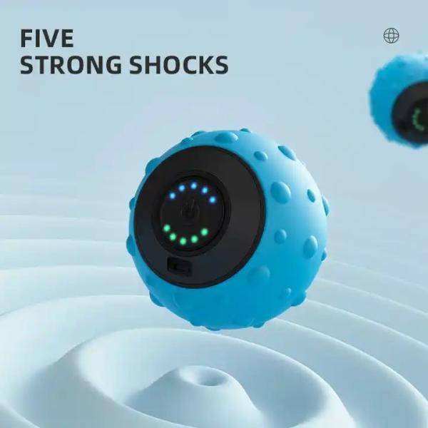 Electric Back Foot Pain Massager Roller Ball Self spiky silicone yoga massage