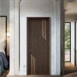 Moisture-Resistant WPC Hollow Doors Eco-Friendly Durable Heat Transfer Surface