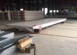Plant / Workshop Rail Transfer Cart , Electric Warehouse Cart With Lifting Arm