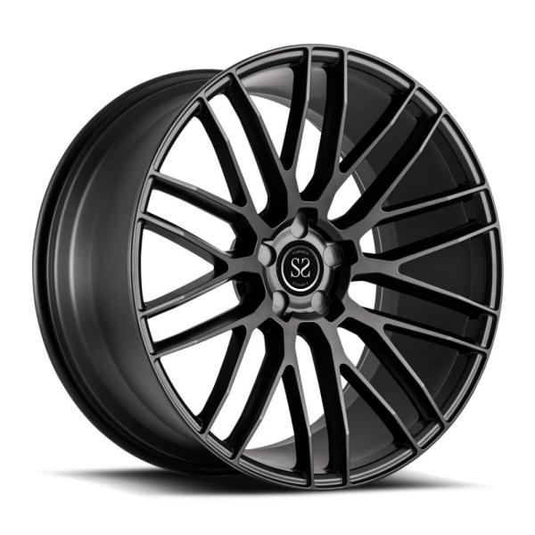 luxury sport passenger cars hyper silver black forged monoblock rims wheels for