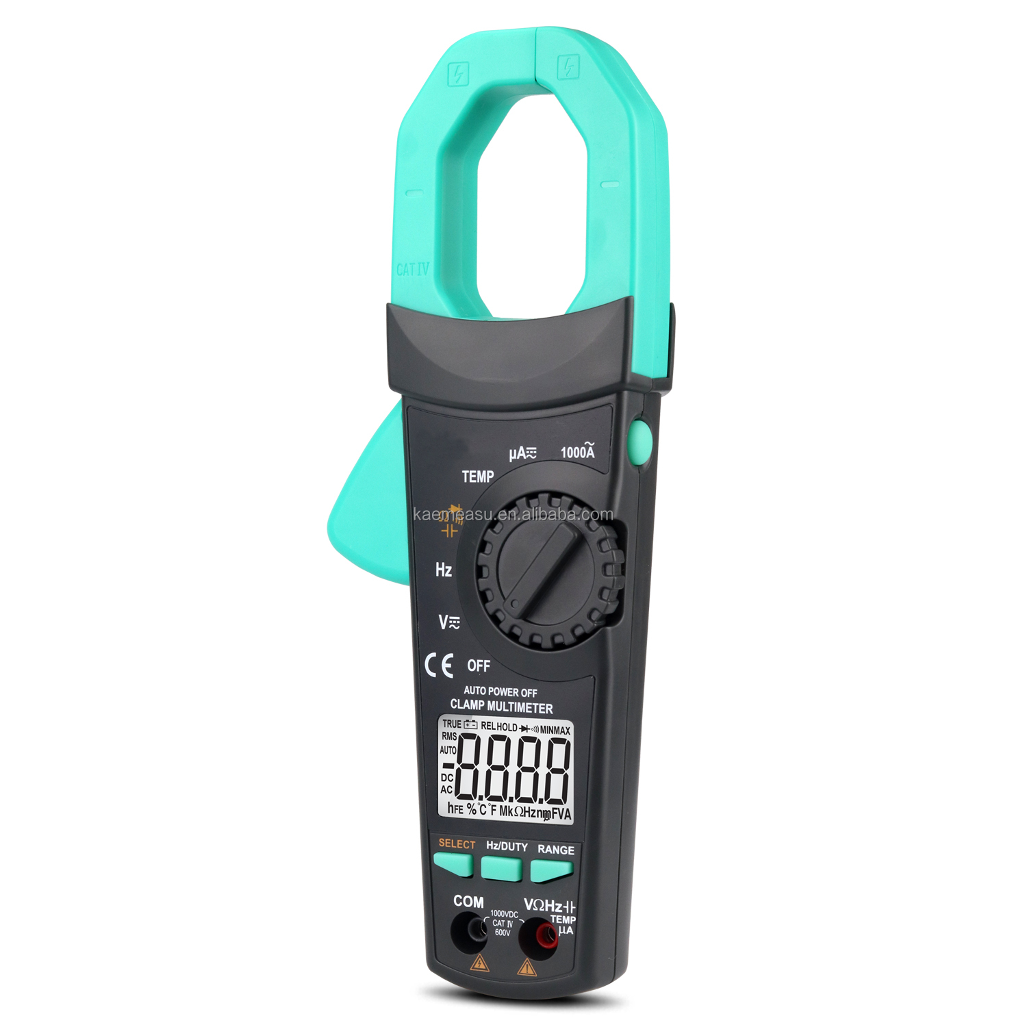 903 Clamp Meter 6000 Counts Auto Rnage Multimeter AC DC Voltage Tester Continuity Buzzer 1000v Multimeters