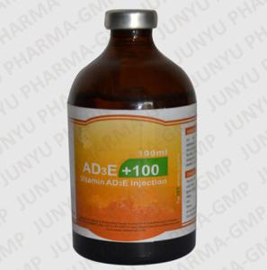 China Treatment and prevention Vitamin AD3E Injection of vitamin deficiencies in farm animals factory