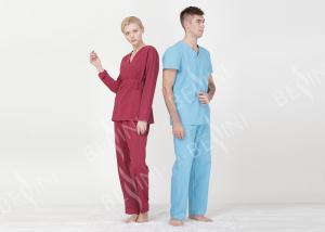China OEM ODM Hospital Nursing Clothes Uniform 100% Cotton SGS Custom Logo factory