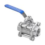 Stainless Steel 304/316 3 Piece Type Screw Thread Ball Valve NPT BSPT G for