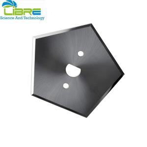 China Pentagon cutting edge Tungsten Carbide Blades For Cement Bag Woven Fabric Packaging Industry factory