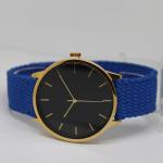 Fashion watch , Wrist watch with Japan Movement Perlon Strap Stainless steel