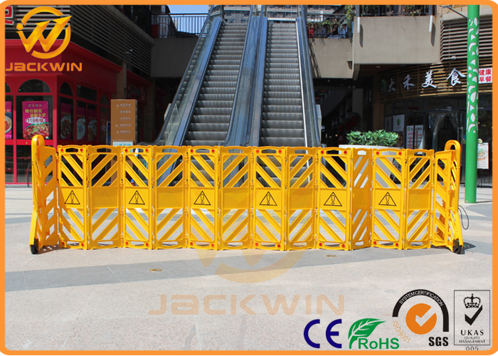Yellow Extensible Plastic Barrier Fencing