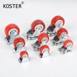 1-3inch Plastic Furniture Swivel Caster Wheel with 17mm/21mm/27mm/27mm Thickness