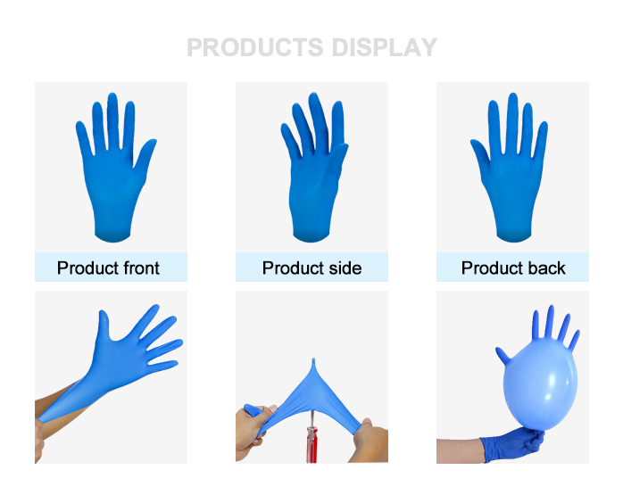 Pink Blend Nitrile Gloves Powder Free For Food