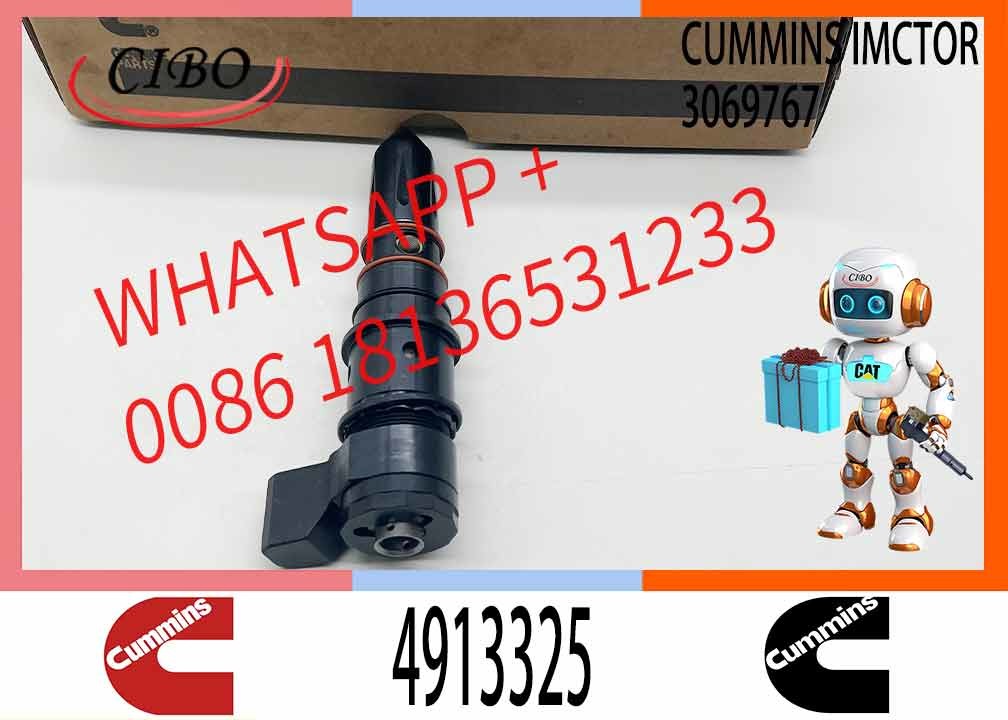 Excavator 3047973 4913325 3054233 3054228 Engine Common Rail Fuel Injector