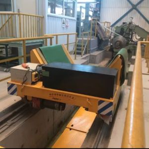 Custom Workshop Rail Transfer Cart For Smooth And Precise Material Handling