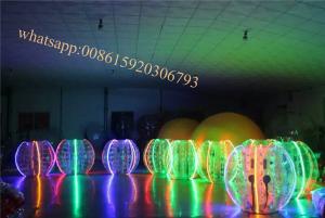 China inflatable led light lighting adult bumper ball rent bumper ball prices buddy bumper ball belly balls tup soccer zorb factory