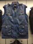 MP-1513 Men's PU vest jacket coat
