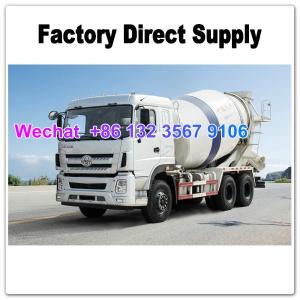 China LHD &amp; RHD 6x4 Tri-Ring 375HP 8--12CBM concrete cement mixer truck for Africa factory