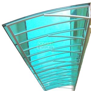 China 4mm 5mm 6mm Solid Skylight Roofing Panels Solid Polycarbonate Sheet Canopy factory