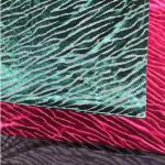 Animal Flower Pattern Polyester Silk Burnt Out Velvet Velour Fabric