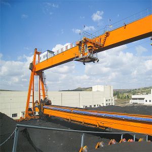 Material Stockyard Bucket Wheel Stacker Reclaimer With Frame Structure